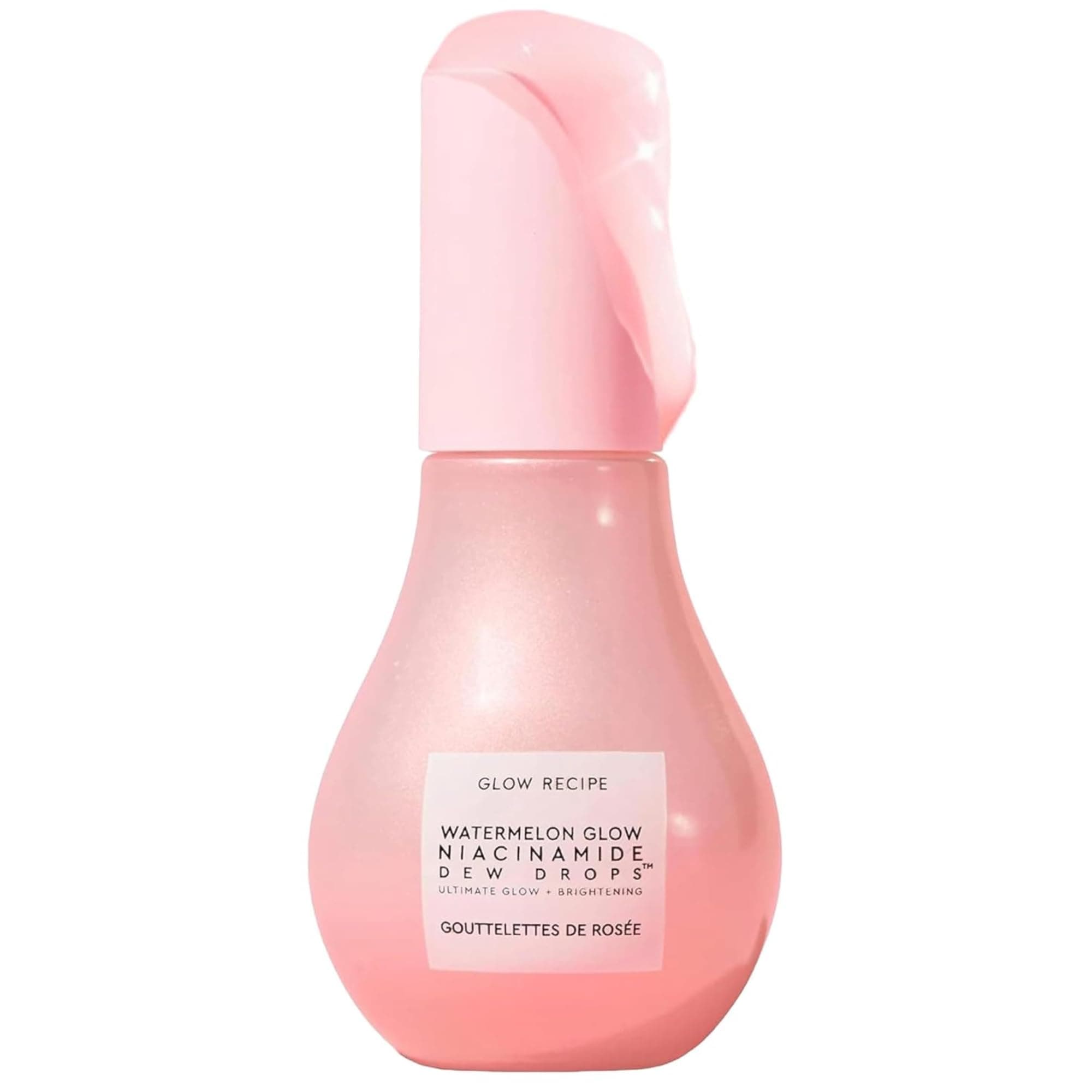 Glow Recipe Watermelon Niacinamide Dew Drops, Korean Niacinamide Serum Drops, Hydrating Face Serum + Primer & Liquid Highlighter, Hyaluronic Acid, Dewy Glow (40ml) Full 1.35 Fl Oz (Pack of 1)