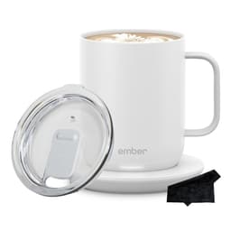 Ember Temperature Control Smart Mug 2, 14 oz, App Controlled Heated Coffee Cup | Double your battery life when you pair with an Ember Sliding Lid and Signature Series Cloth Sage Green