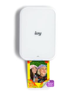 Canon Ivy 2 Mini Photo Printer, Print from Compatible iOS & Android Devices, Sticky-Back Prints, Pure White Ivy 2 White Printer Only