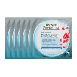 Garnier SkinActive Super Hydrating Sheet Mask, Hydrating, The Super Hydrating 6 Count The Super Hydrating 6 Count (Pack of 1)
