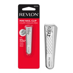 Revlon Compact Nail Clipper, Small Mini Design, Perfect for Travel, Use to Trim Fingernails and Toenails, Stainless Steel, 1 Count 1 Count (Pack of 1)