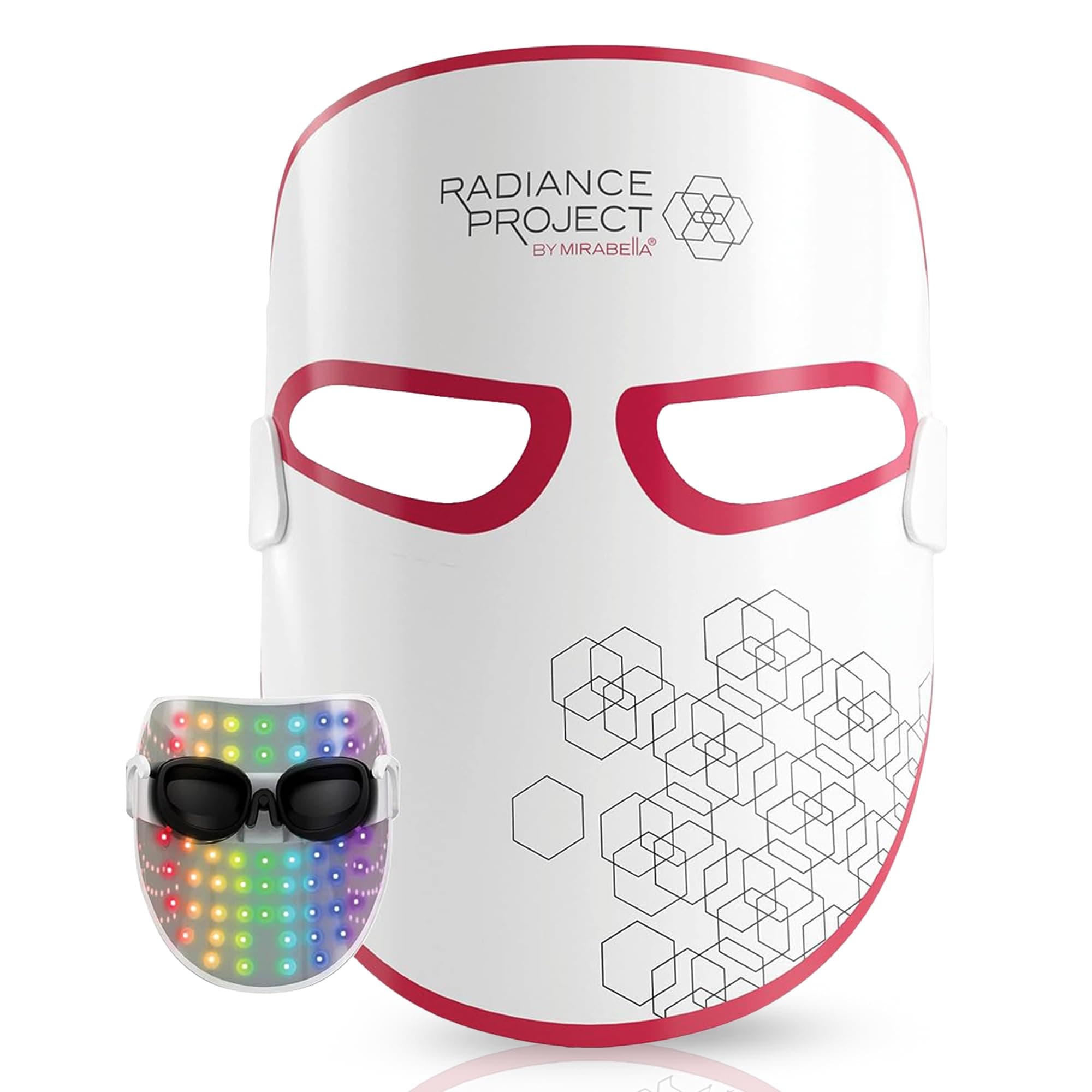Mirabella 7-Color LED Facial Mask – Wireless & Rechargeable Facial Skincare Device, Beauty Mask, Skin-Enhancing Beauty Device for Visible Radiance (Cosmetic Use Only)
