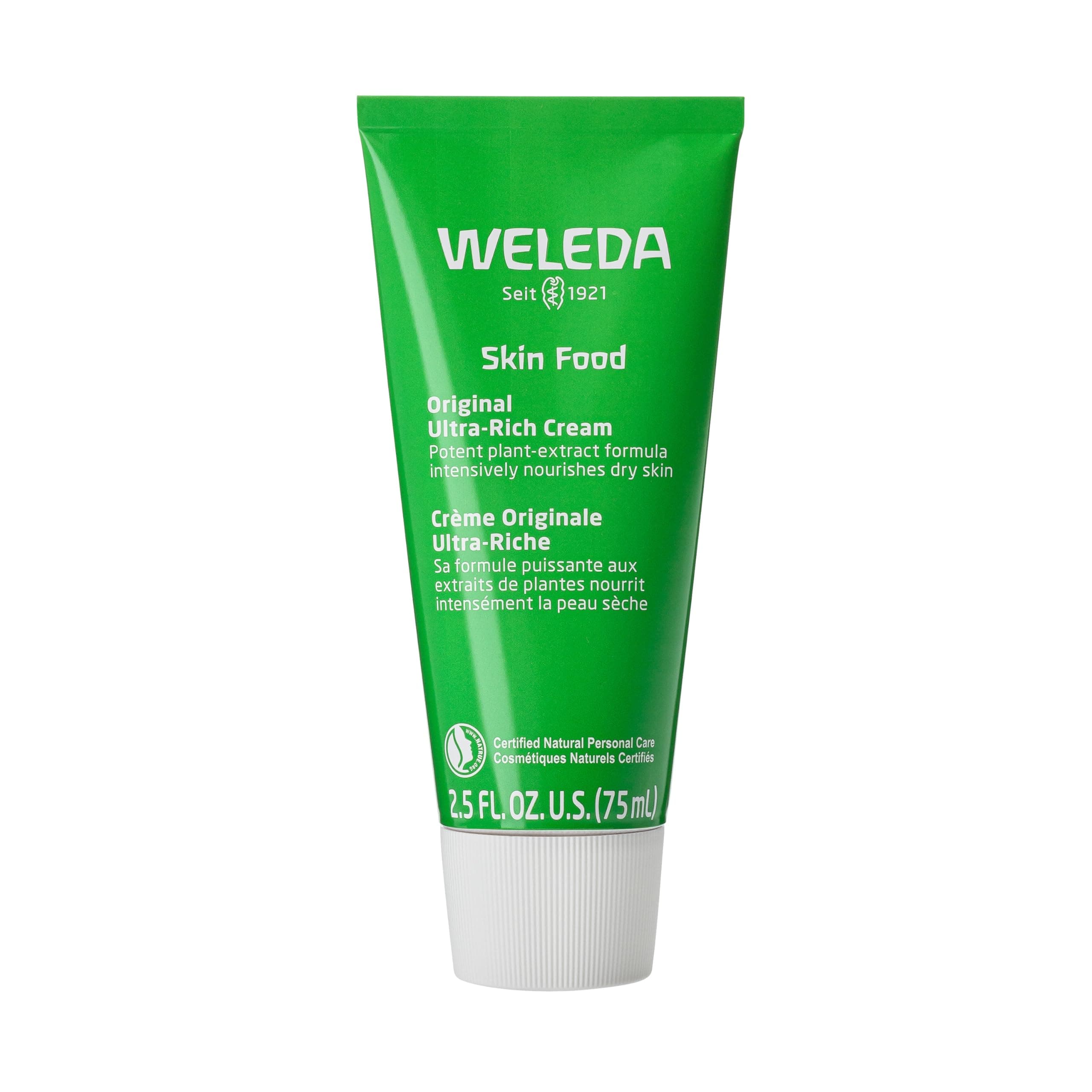 Weleda Skin Food Original Ultra-Rich Body Cream 2.5 Fluid Ounce, Plant Rich Hydrating Moisturizer with Pansy, Chamomile and Calendula 2.5 Fl Oz (Pack of 1) Cream